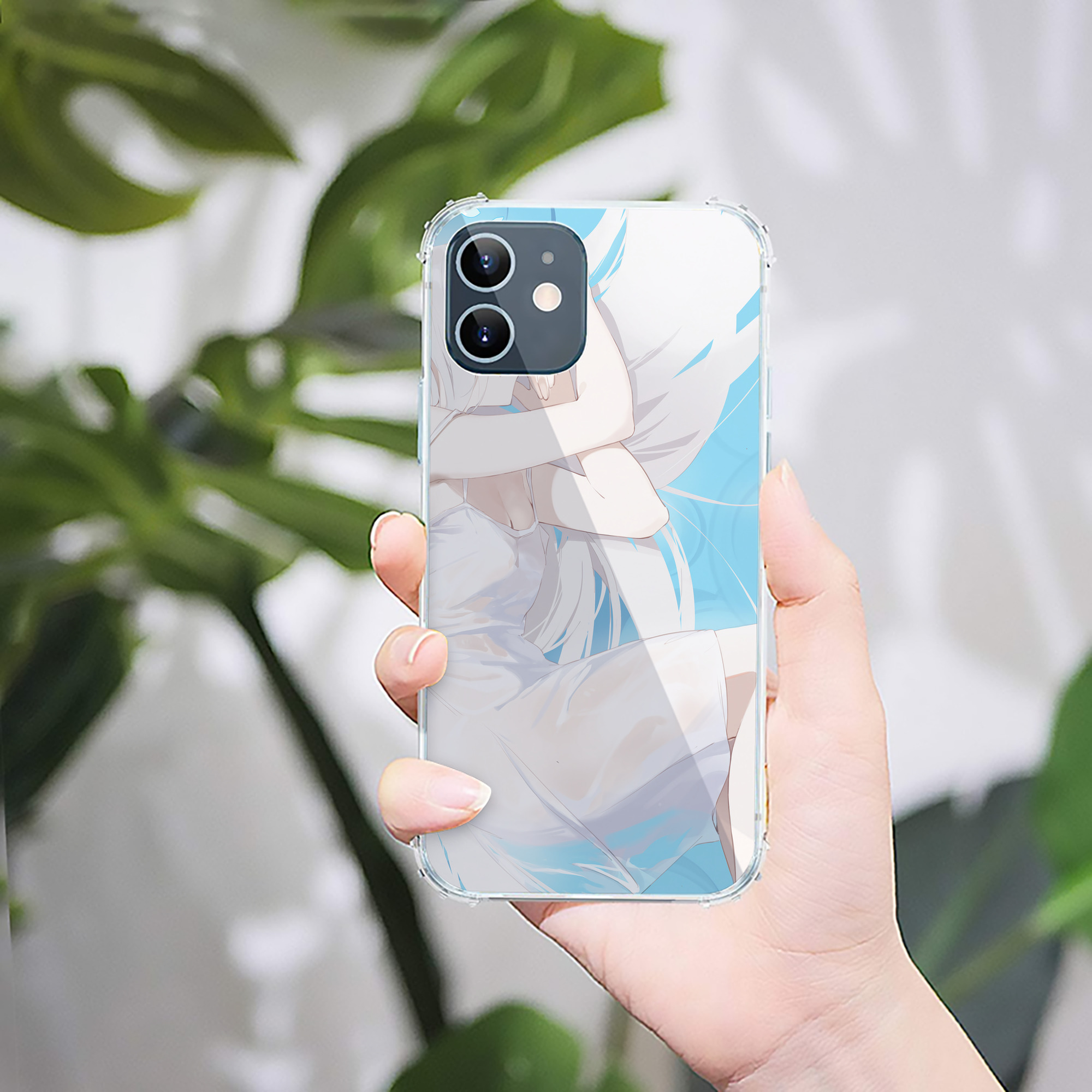（画像用） 葬送のフリーレン Frieren 【iPhone 12シリーズ対応】透明スマホケース（クリアソフトケース）